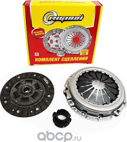 Пакет сцепления (корзина, подш.,диск фрикц. накладка LUK ) дв.УМЗ-4215,4216 Г-33 (Riginal). Артикул RG42151601000LUK