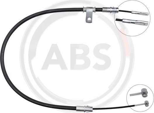 Трос ручника (тросик ручного тормоза) ABS передний для Jeep Grand Cherokee II (WJ) 1999-2005. Артикул K19840