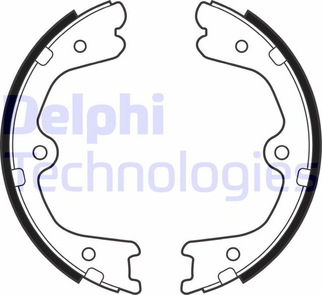 Тормозные колодки (стояночная тормозная система) Delphi. Артикул LS2032