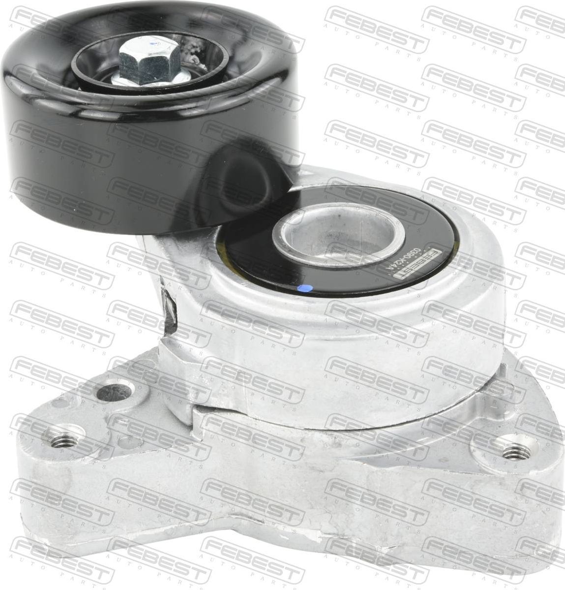 Натяжной ролик (натяжитель) приводного клинового зубчатого ремня Febest. Артикул 0390-K24A