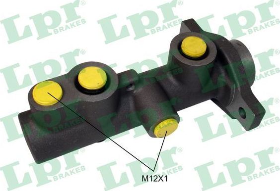 Тормозной цилиндр главный LPR (алюминий) для Nissan Almera N16 2000-2006. Артикул 1095