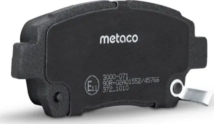 Колодки тормозные TOYOTA COROLLA 99- передн. (Metaco). Артикул 3000071