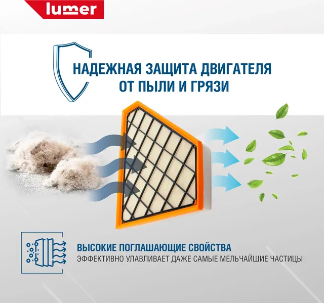 Фильтр воздушный GM Cadillac/Chevrolet Lumer LM02823 Lumer. Артикул LM02823