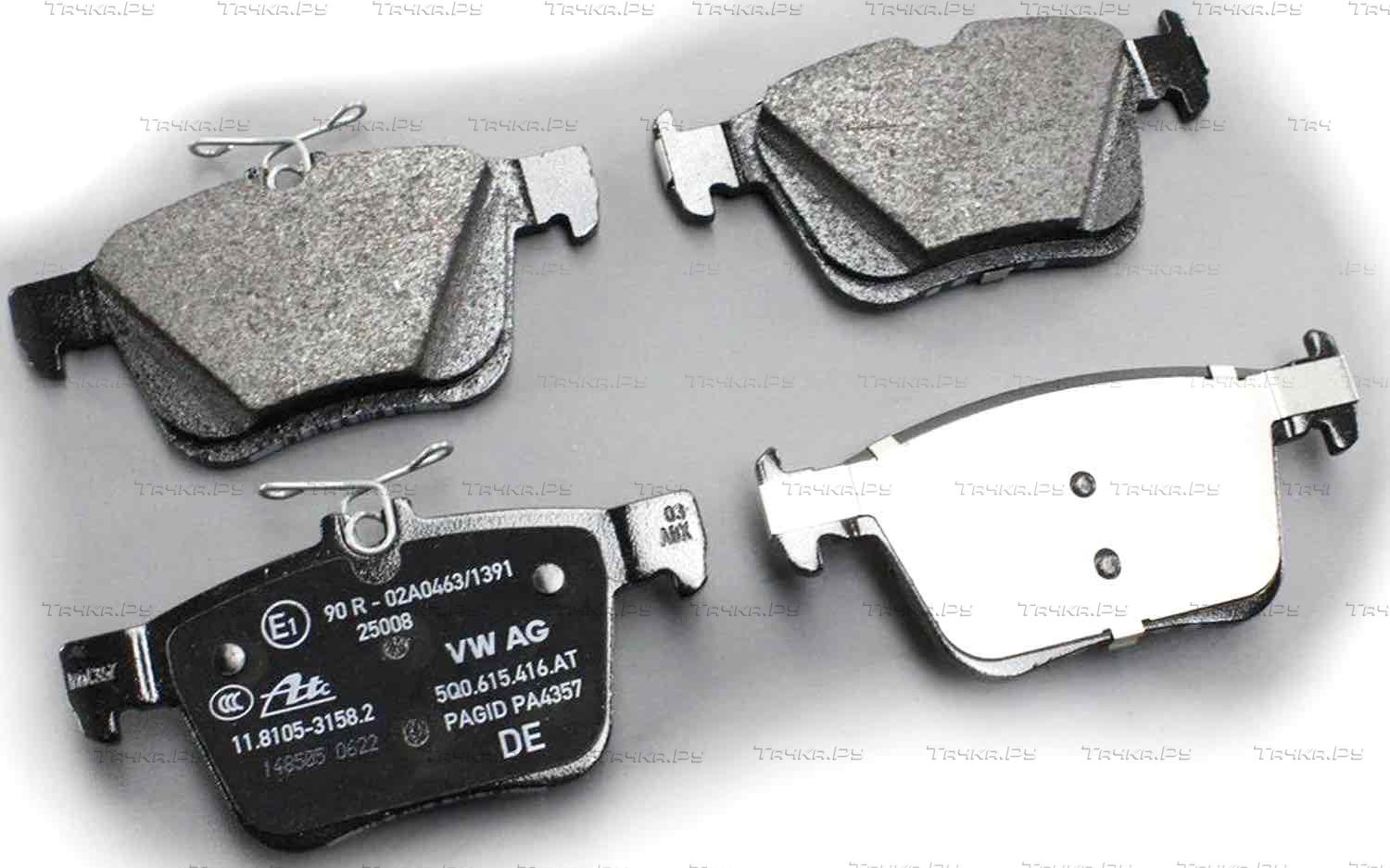 Тормозные колодки VAG для Audi Q3 II (F3) 2018-2026. Артикул 5Q0698451AE