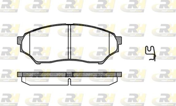 Тормозные колодки RoadHouse. Артикул 2845.01