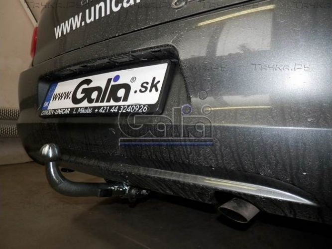Фаркоп Galia оцинкованный для Citroen C-Elysee 2013-2026. Быстросъемный крюк. Артикул C064C