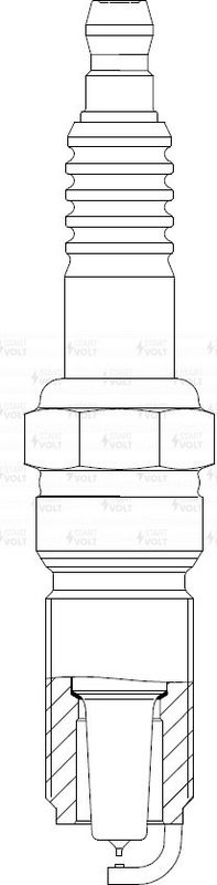 Свеча зажигания StartVOLT для Land Rover Range Rover Evoque I 2011-2018. Артикул VSP 1017