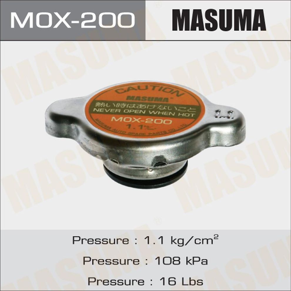 КРЫШКА РАДИАТОРА Masuma. Артикул MOX-200