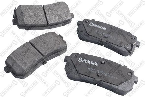 Тормозные колодки Stellox. Артикул 000 085B-SX