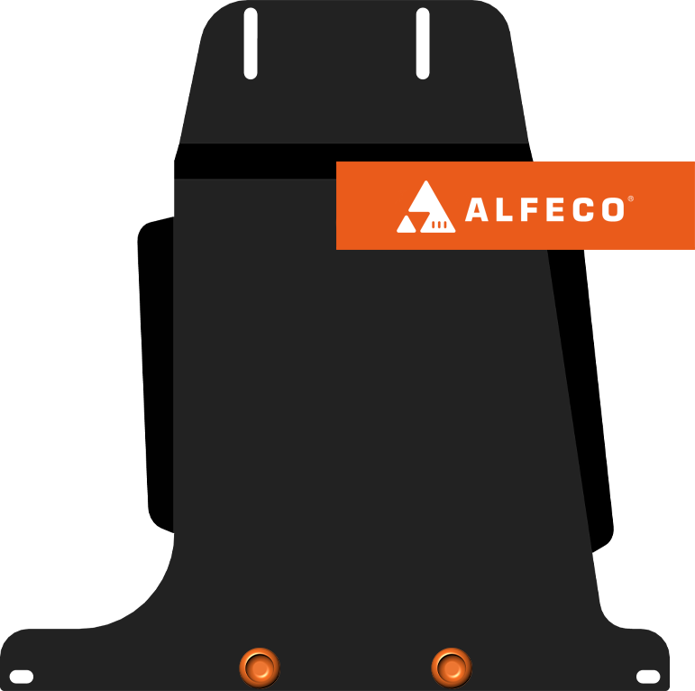 Защита Alfeco для КПП SsangYong Rexton II Y250 2006-2012. Артикул ALF.21.06