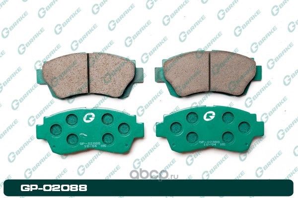 Колодки тормозные дисковые (G-Brake). Артикул GP02088