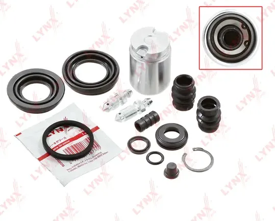 Ремкомплект суппорта HYUNDAI Accent (11-),Solaris (10-) KIA Rio (11-) заднего LY (Lynxauto). Артикул BC6046