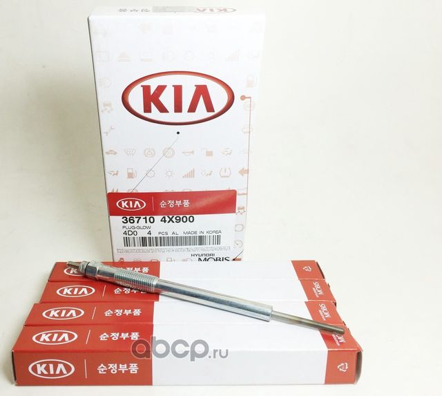 Свеча накаливания (накала) Hyundai / KIA. Артикул 367104X900