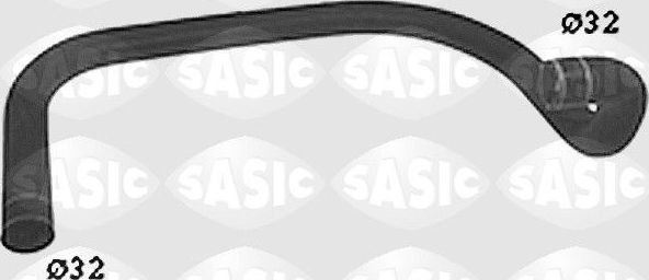 Патрубок радиатора (системы охлаждения) Sasic левый нижний для Peugeot 309 I 1989-1993. Артикул SWH0464