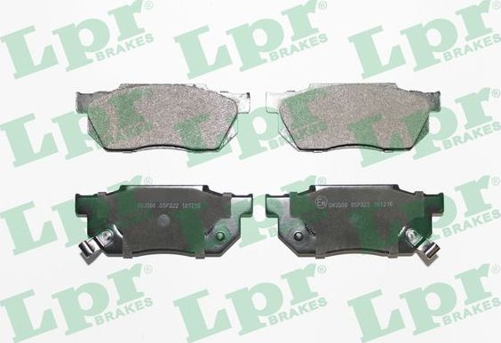 Тормозные колодки AP передние для Honda Civic V 1991-1995. Артикул 05P322