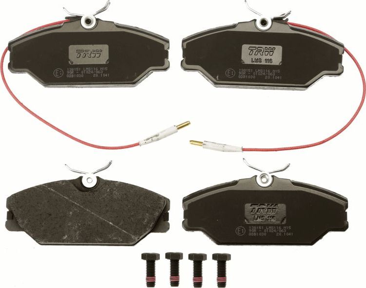 Тормозные колодки TRW COTEC. Артикул GDB1030