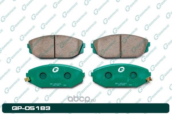 Колодки тормозные дисковые (G-Brake). Артикул GP05183
