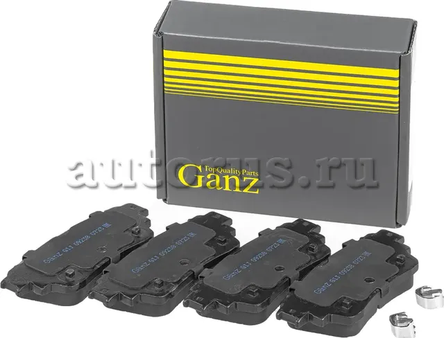 Колодки торм.зад. (Ganz). Артикул GIJ09238