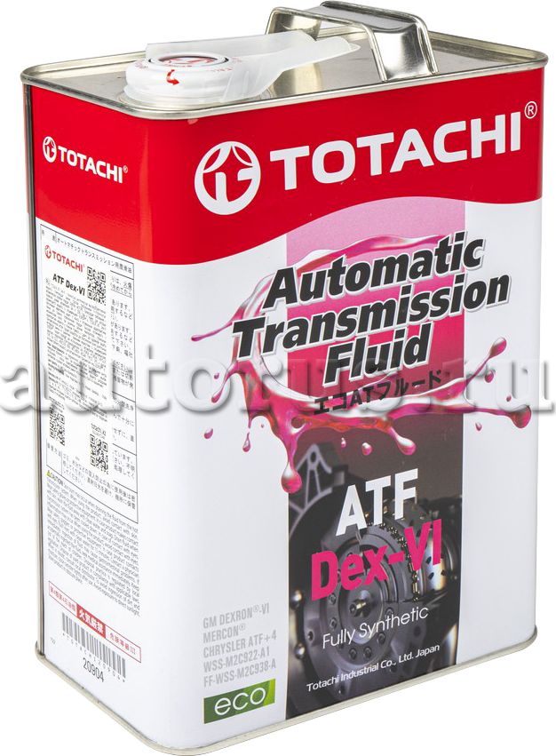 Масло трансмиссионное TOTACHI ATF DEXRON VI 4л 20904. Артикул 20904