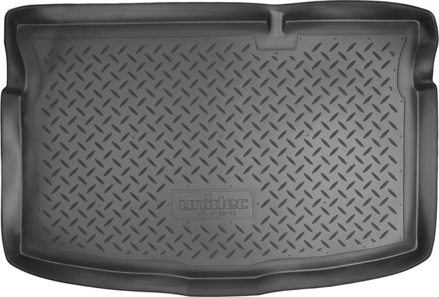 Коврик Норпласт для багажника Mazda 2 II хэтчбек 2008-2015. Артикул NPL-P-55-02