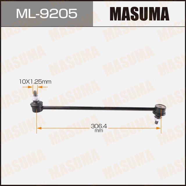 Стойка (тяга) стабилизатора Masuma передняя правая/левая для Mazda 3 I (BK) 2003-2009. Артикул ML-9205