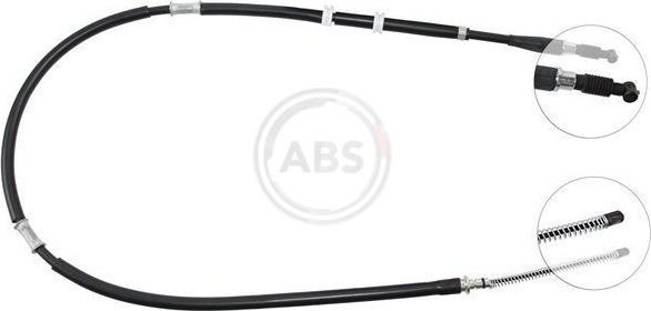 Трос ручника (тросик ручного тормоза) ABS. Артикул K19568