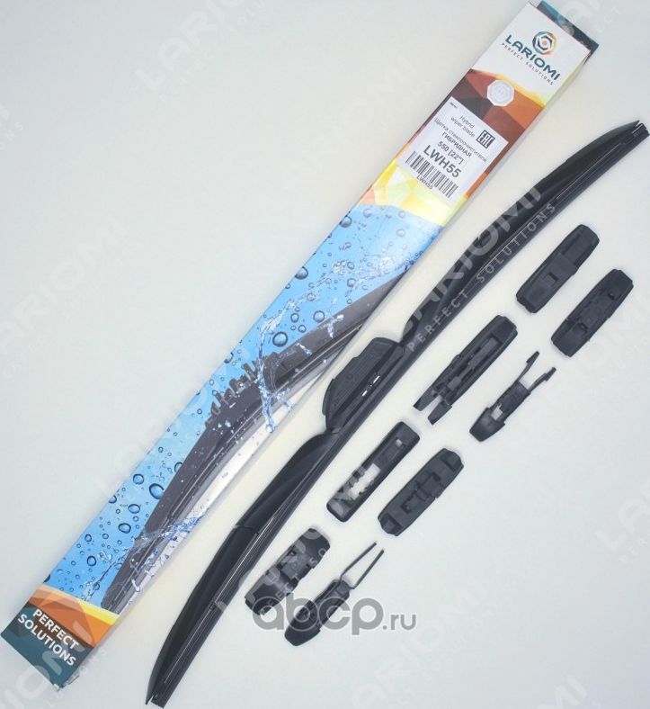 Щетка стеклоочистителя гибридная 550мм (1 шт.), шт (Lariomi). Артикул LWH55