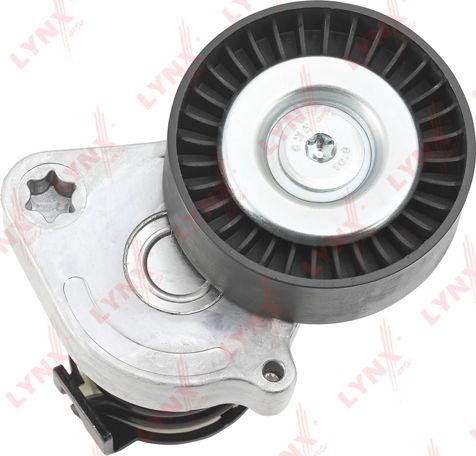 Натяжной ролик (натяжитель) приводного клинового зубчатого ремня LYNXauto. Артикул PT-3018