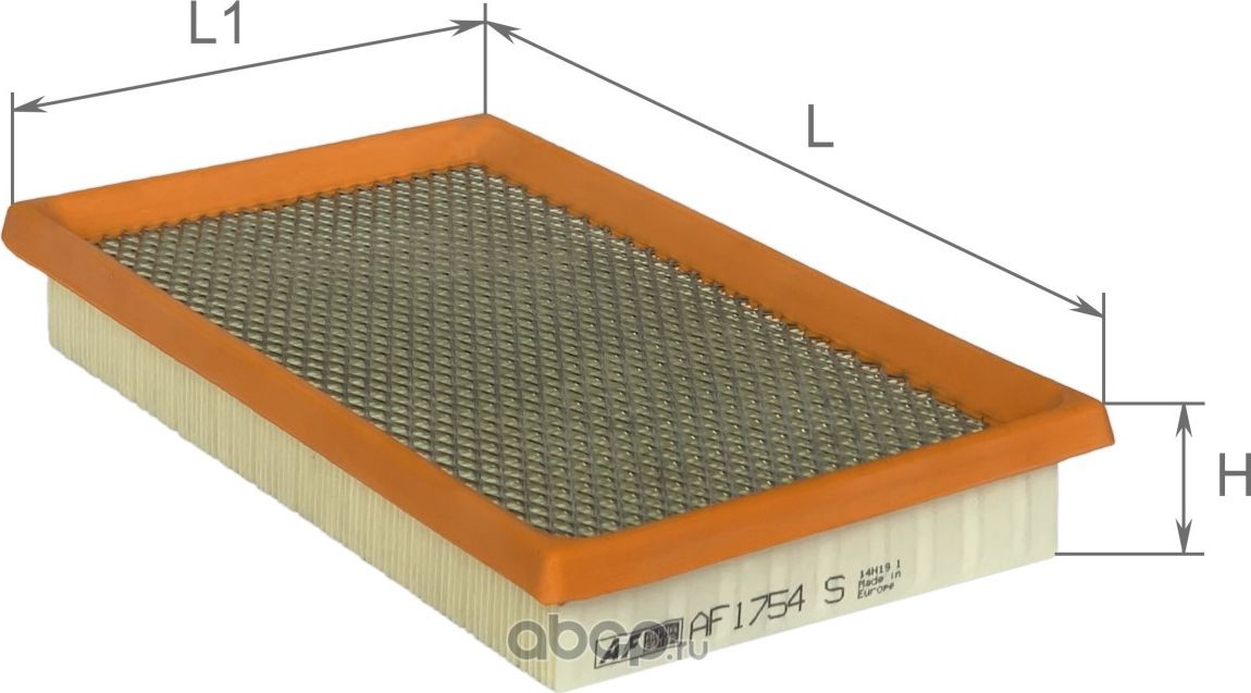 ФИЛЬТР ВОЗДУШНЫЙ MAZDA6 GH (Alpha Filter). Артикул AF1754S