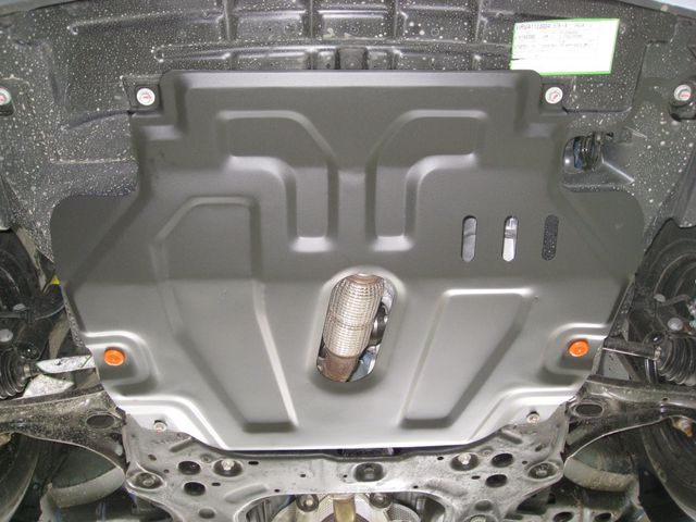 Защита алюминиевая Alfeco для картера и КПП Chevrolet Aveo II T300 2012-2024. Артикул ALF.03.15 AL4