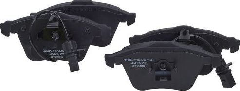 Тормозные колодки Zentparts. Артикул Z07477