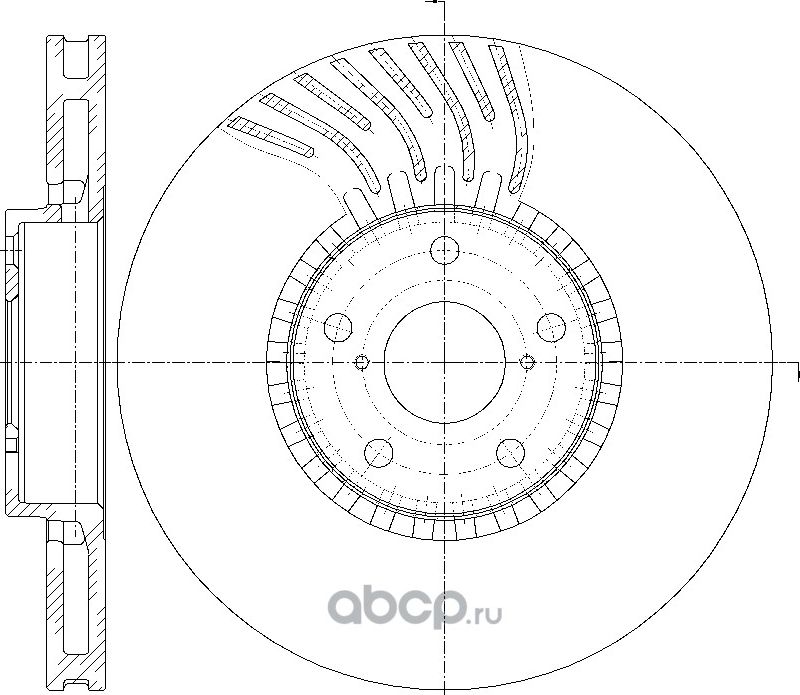 Диск тормозной (G-Brake). Артикул GR20382