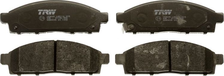 Тормозные колодки TRW COTEC. Артикул GDB3435