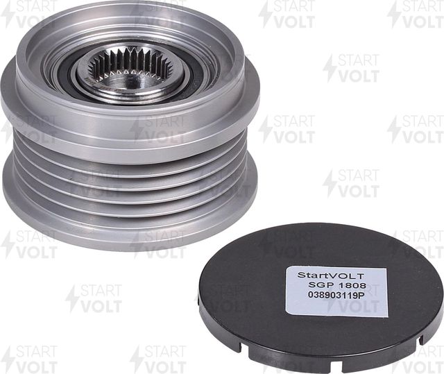 Муфта генератора обгонная StartVOLT для Audi A4 I (B5) 1994-2001. Артикул SGP 1808