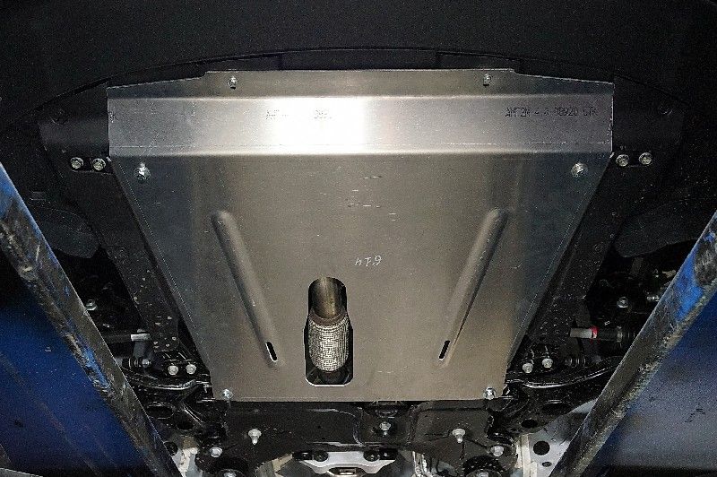 Защита алюминиевая ТСС (4 мм) для картера и КПП Changan CS75 Plus 2023-2026. Артикул ZKTCC00614