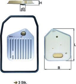 Фильтр АКПП Mahle. Артикул HX 163KIT