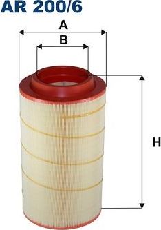 Воздушный фильтр Filtron. Артикул AR 200/6