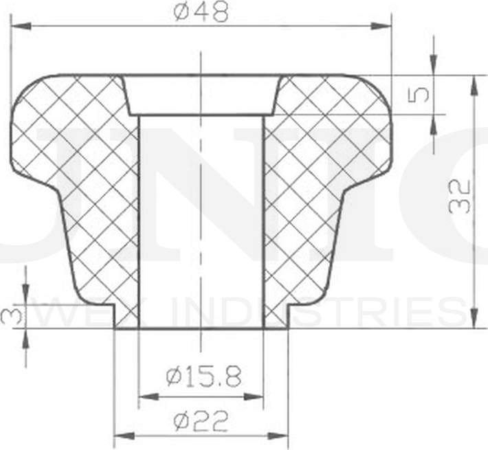 Сайлентблок рычага подвески (Unio). Артикул RMP-20143