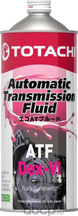 ATF Dex- VI 1л (авт. транс. синт. масло) (Totachi). Артикул 20901