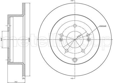 Тормозной диск Trusting. Артикул DF1190