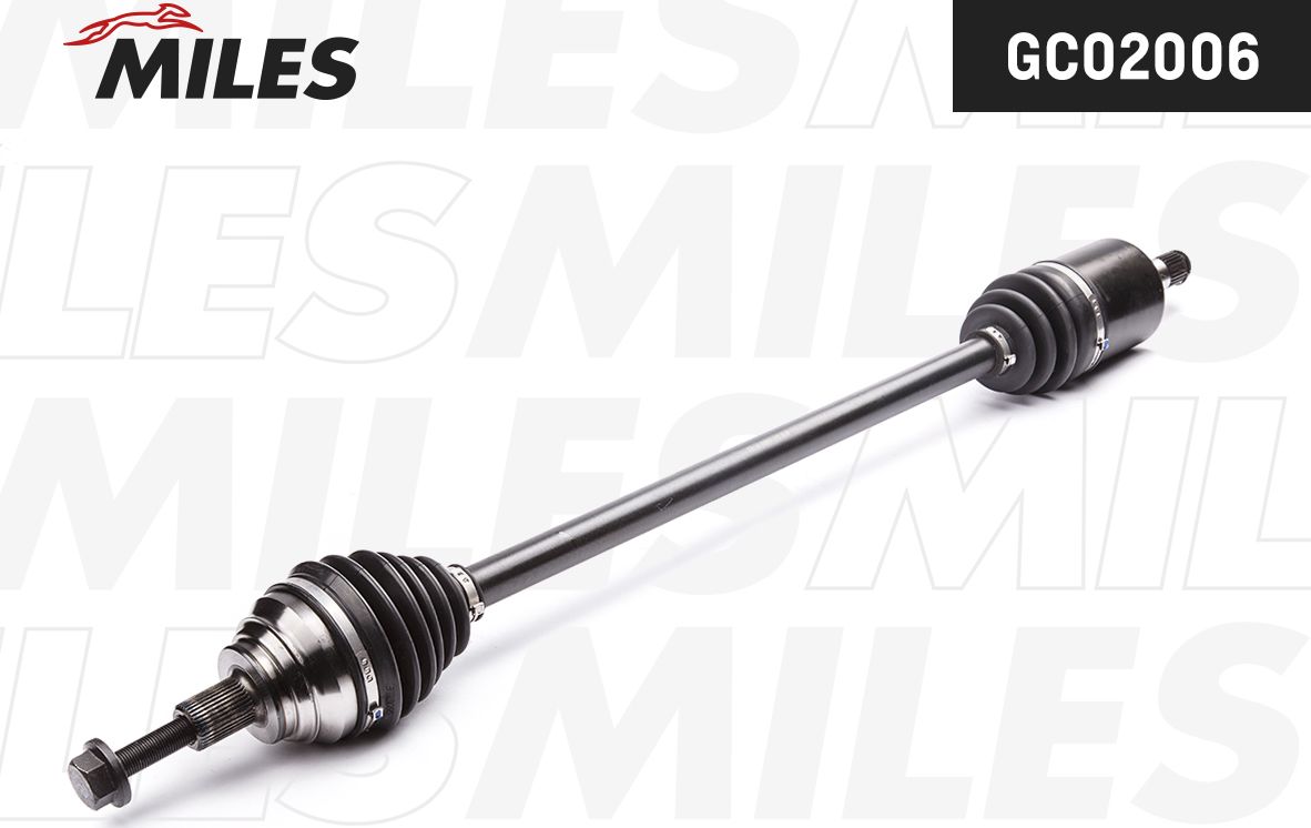 Полуось (привод в сборе, приводной вал) Miles. Артикул GC02006