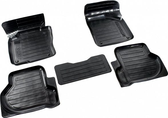 Коврики резиновые Avtodriver для салона Volkswagen Tiguan 2007-2011. Артикул ADRAVG213
