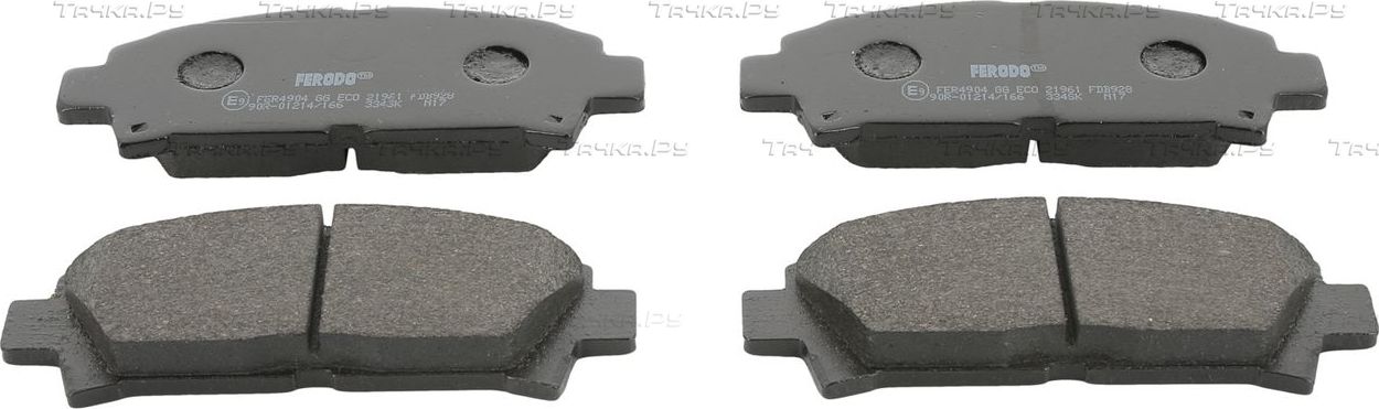 Тормозные колодки Ferodo Premier Eco Friction. Артикул FDB928