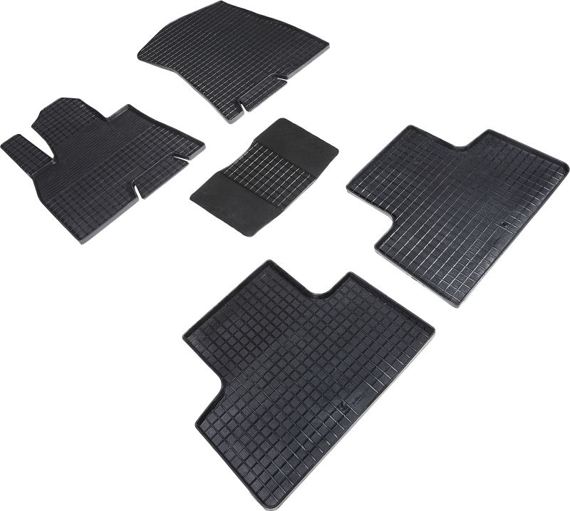 Коврики резиновые Seintex с узором сетка для салона Hyundai Genesis GV80 2020-2026. Артикул 96164