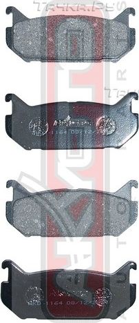 Тормозные колодки Akyoto Packing AKYOTO задние для Mazda MX-6 1992-1997. Артикул AKD-1164