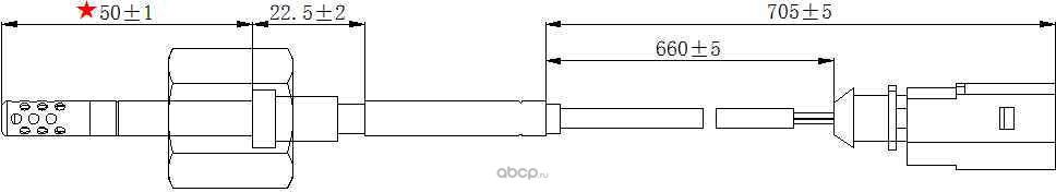 Датчик температуры выхлопных газов (Magtechnic). Артикул MAG0089OG
