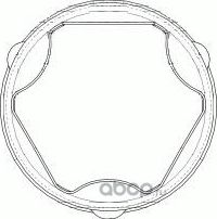 Пыльник ШРУСа LAND ROVER FREELANDER 2 06- 2.2 SD4 (наружн.) (GKN). Артикул 305638