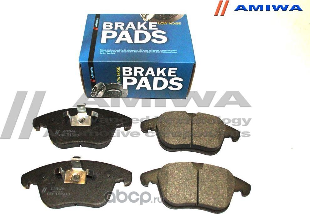 Колодки тормозные передние (Amiwa). Артикул CD01683