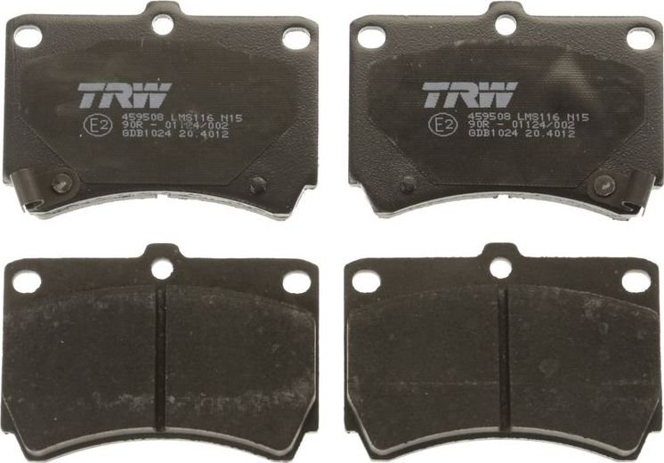 Тормозные колодки TRW COTEC. Артикул GDB1024