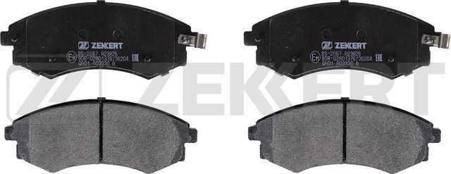 Тормозные колодки Zekkert передние для Daewoo Korando 2004-2001. Артикул BS-2067